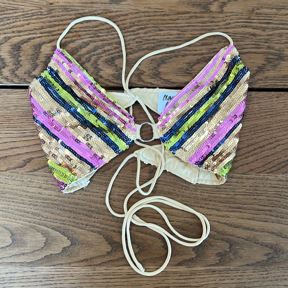 Princess Polly Multicolour sequin top